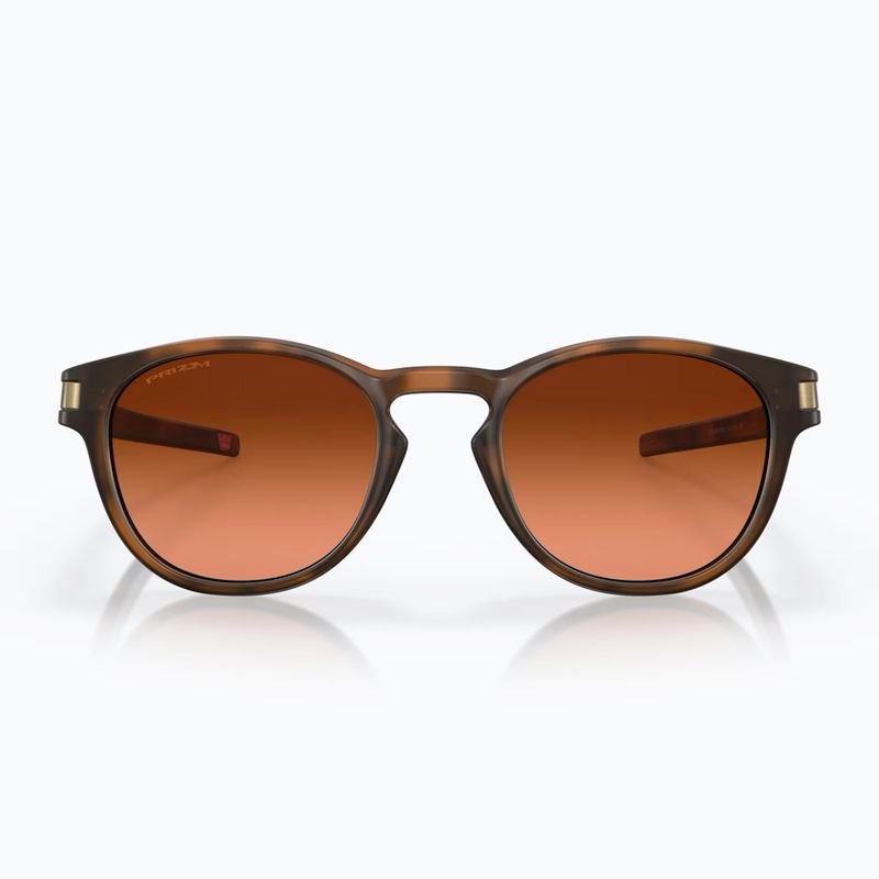 Okulary przeciwsłoneczne Oakley Latch matte brown tortoise/prizm brown gradient 2