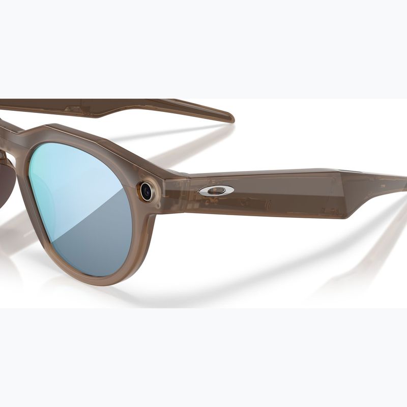 Okulary z kamerą Oakley Meta HSTN brown smoke/prizm deep water polarized 7