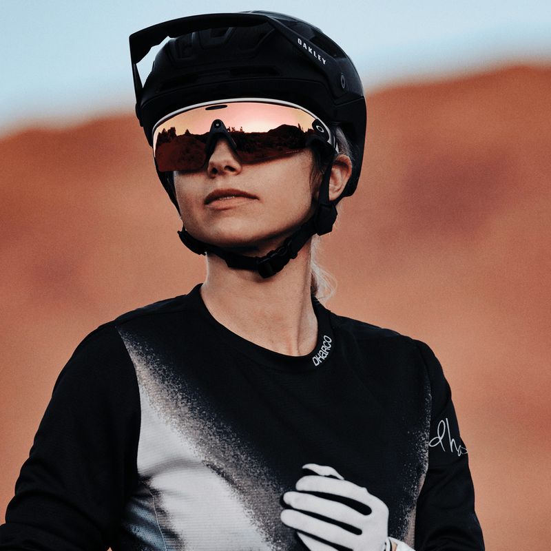 Okulary przeciwsłoneczne Oakley Meta Vanguard white/prizm rose gold 8