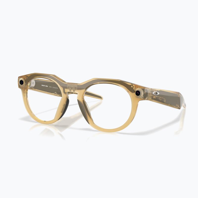 Okulary z kamerą Oakley Meta HSTN light curry/transitions brown 4