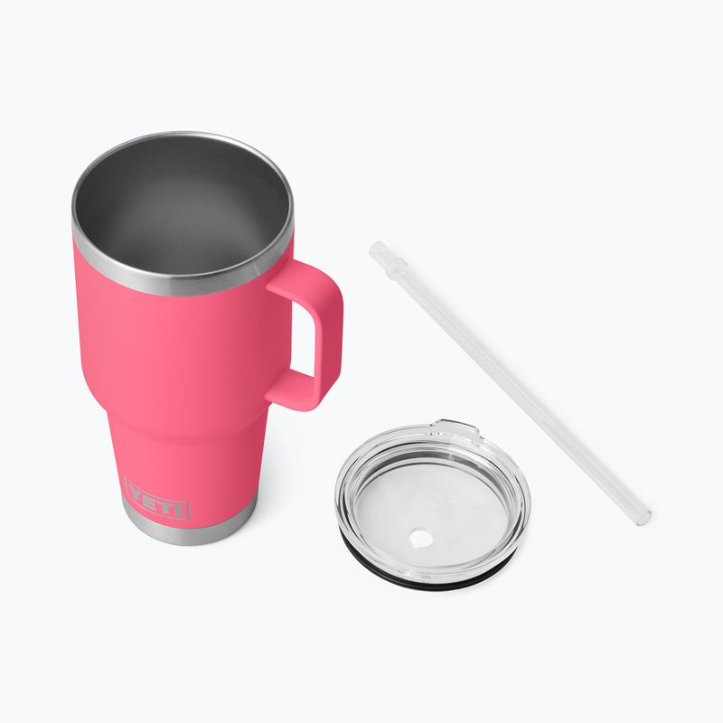 Kubek termiczny YETI Rambler Straw 1000 ml tropical pink 4