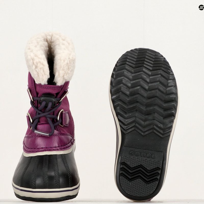 Śniegowce dziecięce Sorel Yoot Pac Nylon Wp wild iris/dark plum 8