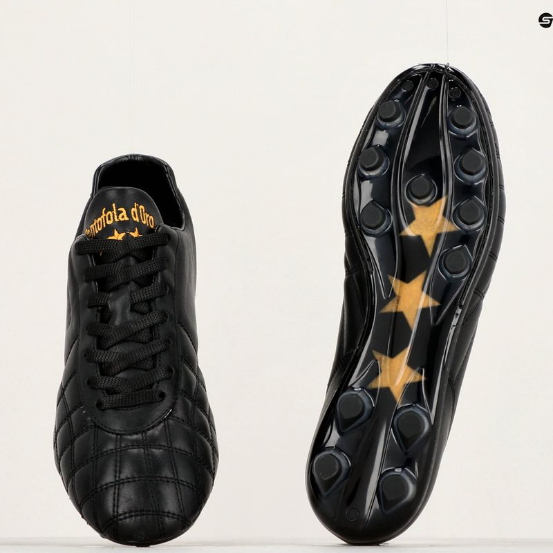 Buty piłkarskie męskie Pantofola d'Oro Del Duca nero 13