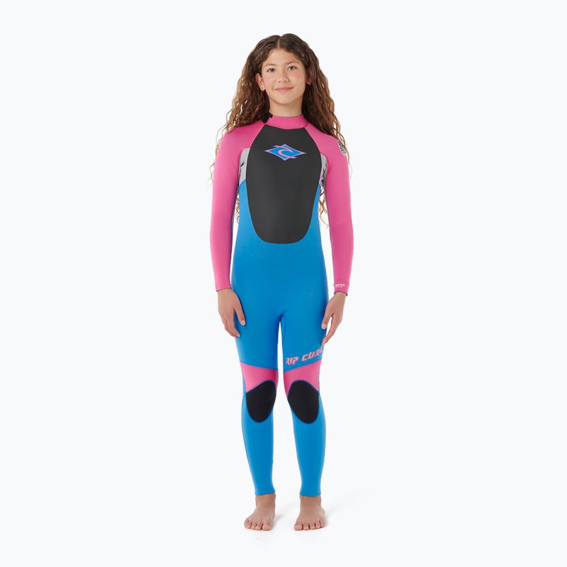 Pianka do pływania dziecięca Rip Curl Omega 3/2mm Back Zip pink