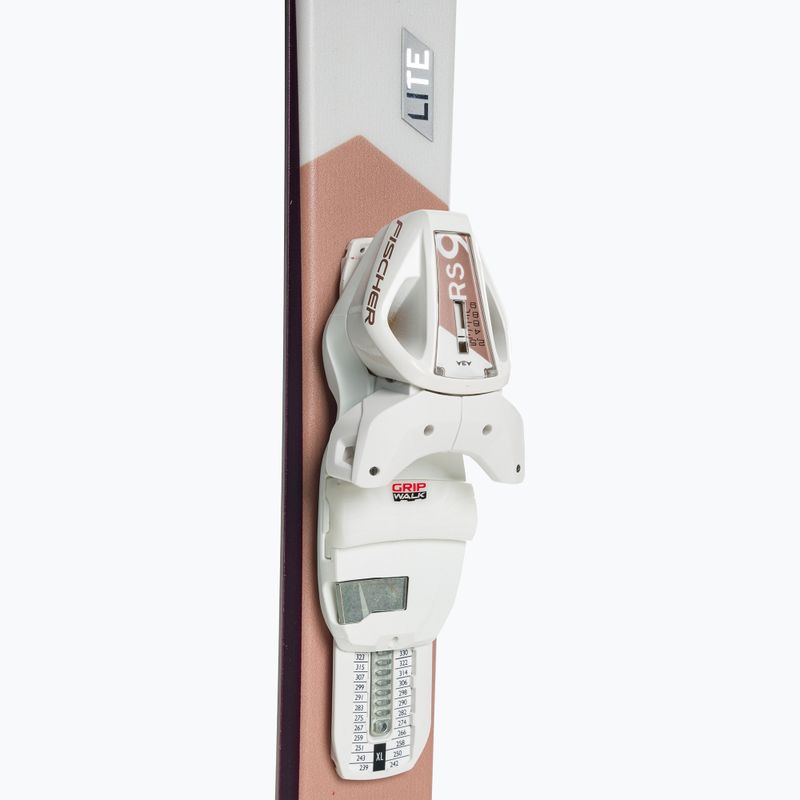 Narty zjazdowe damskie Fischer RC One Lite 72 SLR Pro + wiązania RS 9 GW SLR 4