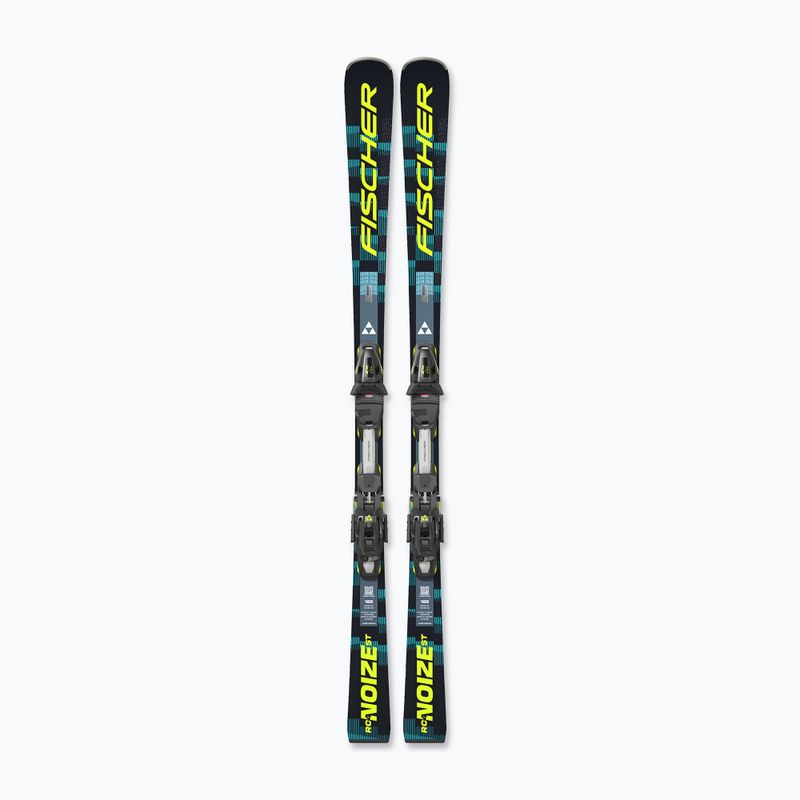 Narty zjazdowe Fischer RC4 Noize ST Black Superflex + wiązania RC4 Z12 GW PR
