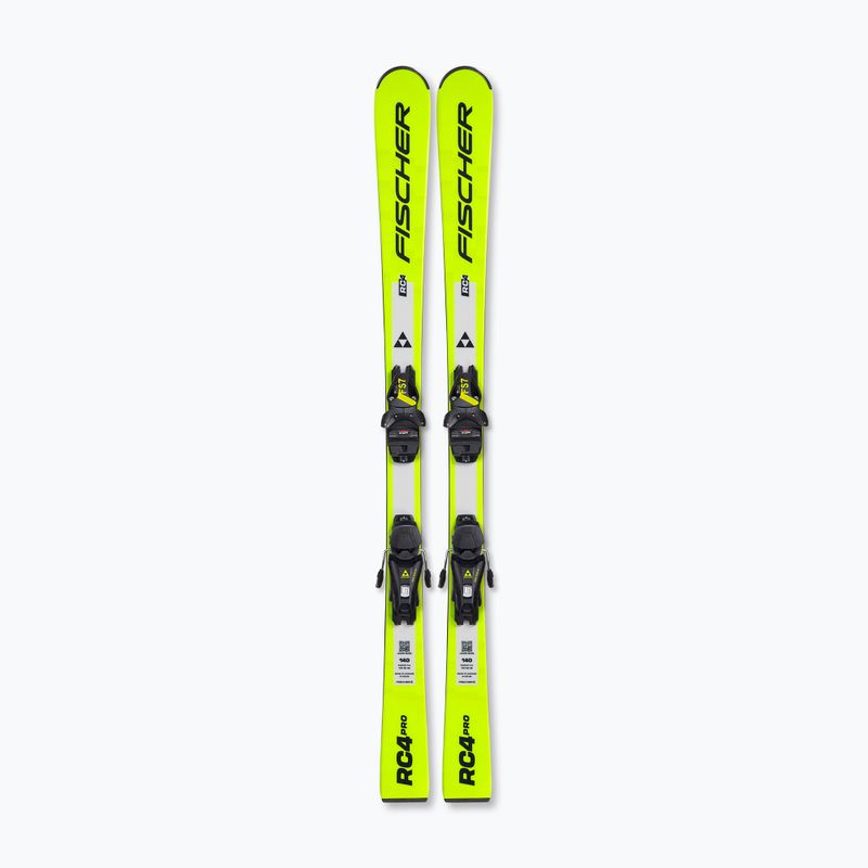Narty zjazdowe dziecięce Fischer RC4 Pro Jrs + wiązania FS7 GW CA Jrs