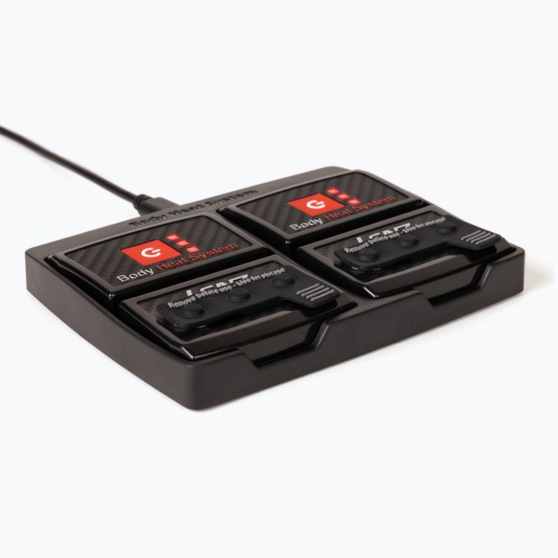 Baterie do skarpet Lenz Heat Pack 2.0 (USB) 2 szt. black/ red 9
