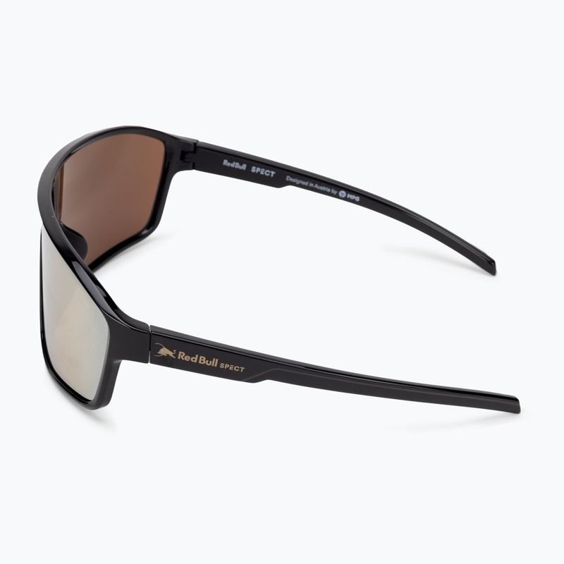 Okulary przeciwsłoneczne Red Bull SPECT Daft shiny black/smoke with gold mirror 4