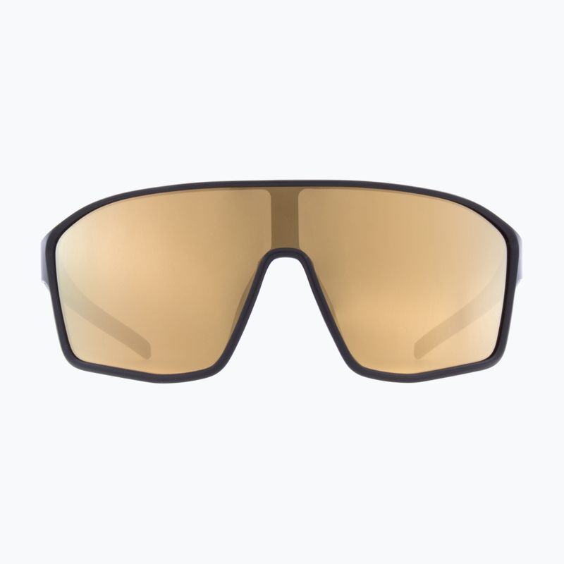 Okulary przeciwsłoneczne Red Bull SPECT Daft shiny black/smoke with gold mirror 6