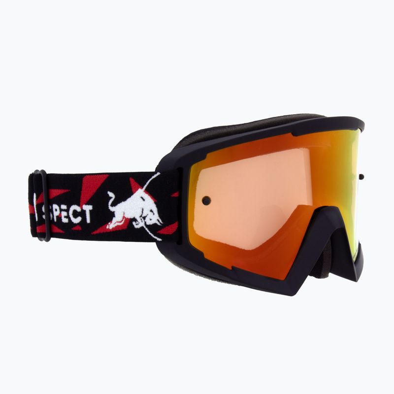 Gogle rowerowe Red Bull SPECT Whip matt black/amber red mirror 3