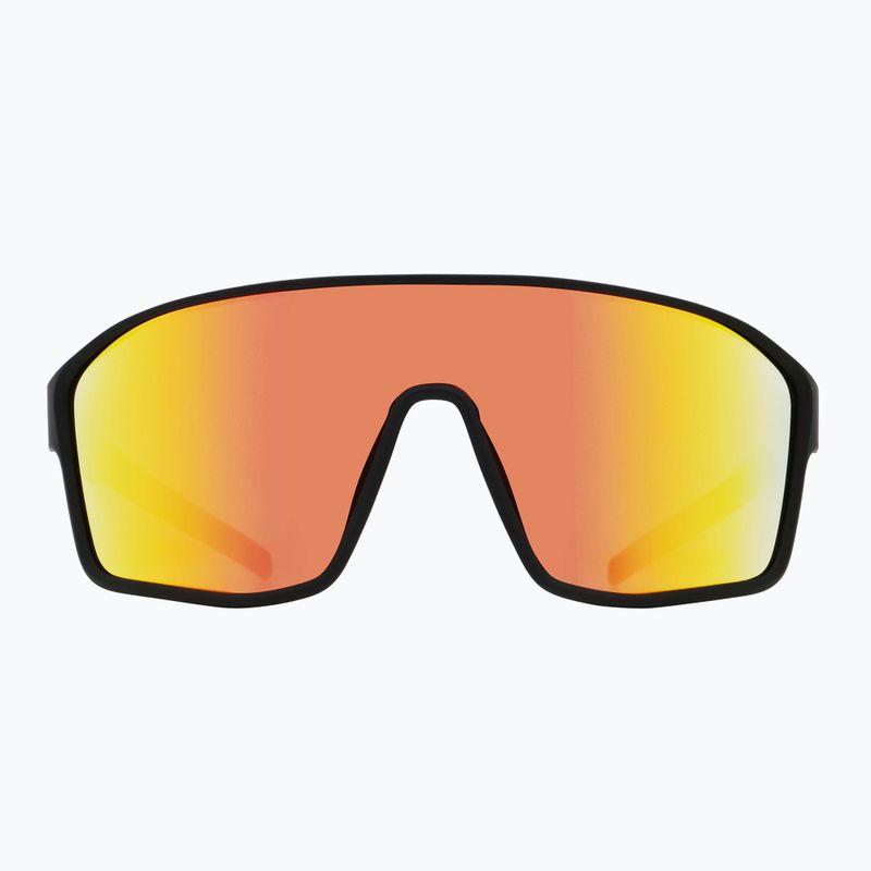 Okulary przeciwsłoneczne Red Bull SPECT Daft black/brown with red mirror 2