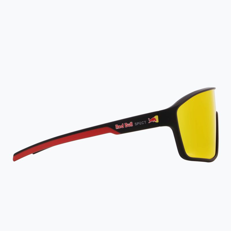 Okulary przeciwsłoneczne Red Bull SPECT Daft black/brown with red mirror 4