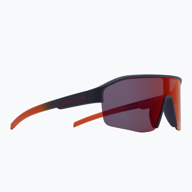 Okulary przeciwsłoneczne Red Bull SPECT Dundee soft touch midnight/smoke red/purple mirror 3