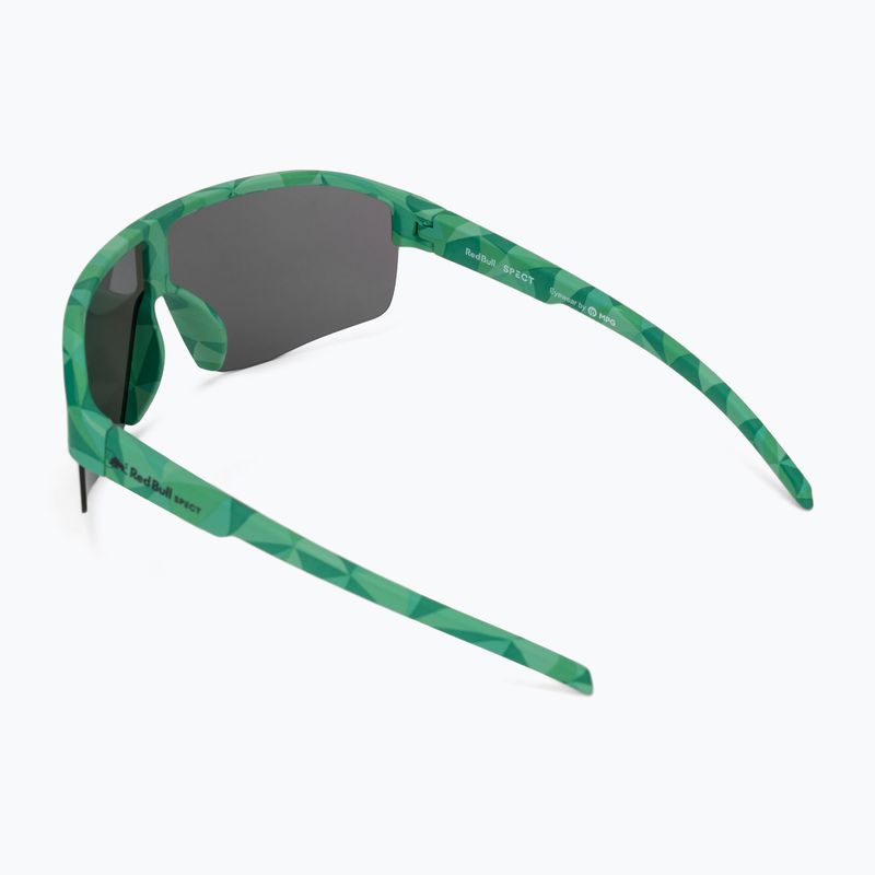 Okulary przeciwsłoneczne Red Bull SPECT Dundee matt turquoise pattern/smoke green-purple mirror 2