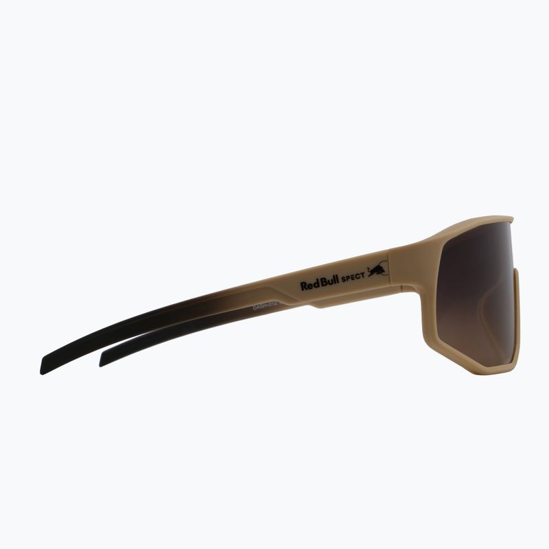 Okulary przeciwsłoneczne Red Bull SPECT Dash soft touch beige/gradient smoke/light brown 4