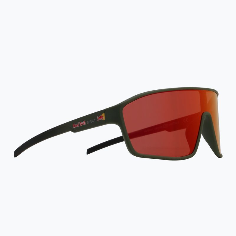 Okulary przeciwsłoneczne Red Bull SPECT Daft soft touch olive/brown red/orange mirror 3