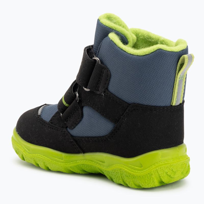 Śniegowce dziecięce Superfit Husky 1 black/light green 3