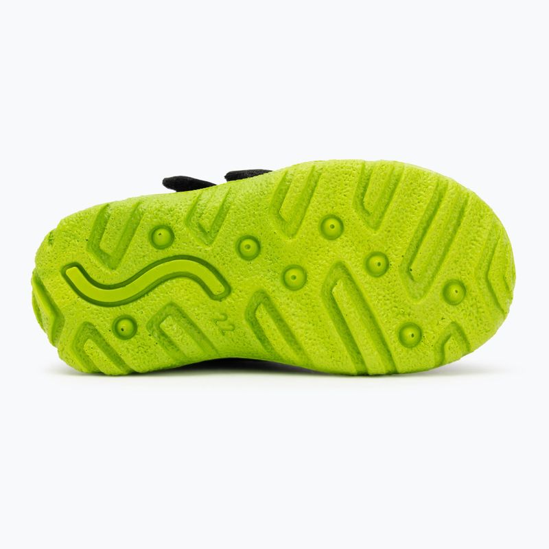 Śniegowce dziecięce Superfit Husky 1 black/light green 4