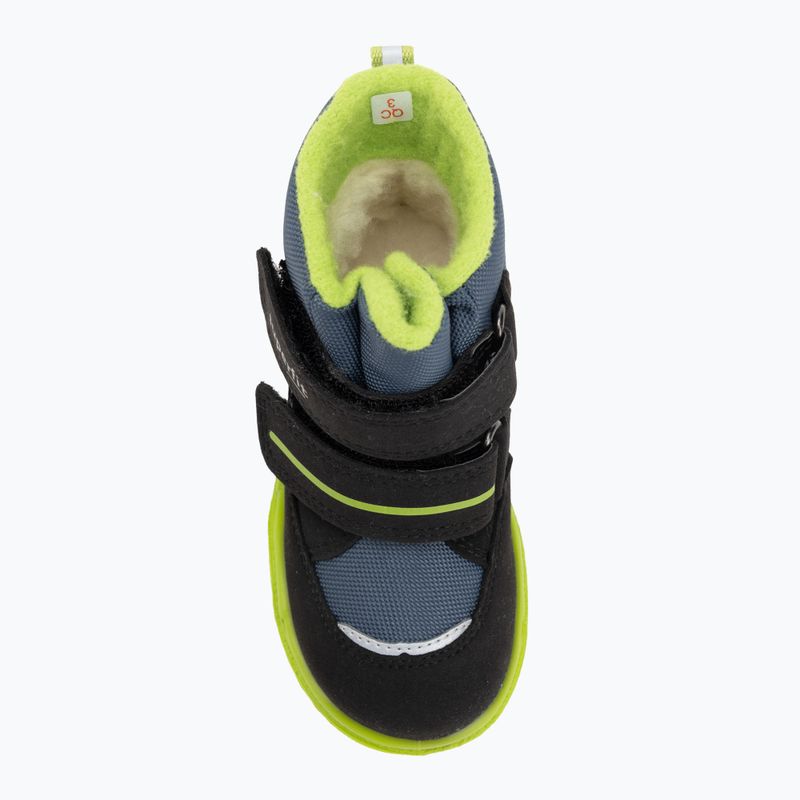 Śniegowce dziecięce Superfit Husky 1 black/light green 5