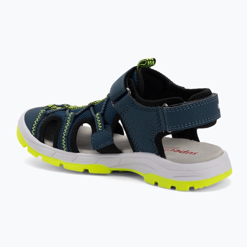 Sandały dziecięce Superfit Tornado Light blue/yellow 3