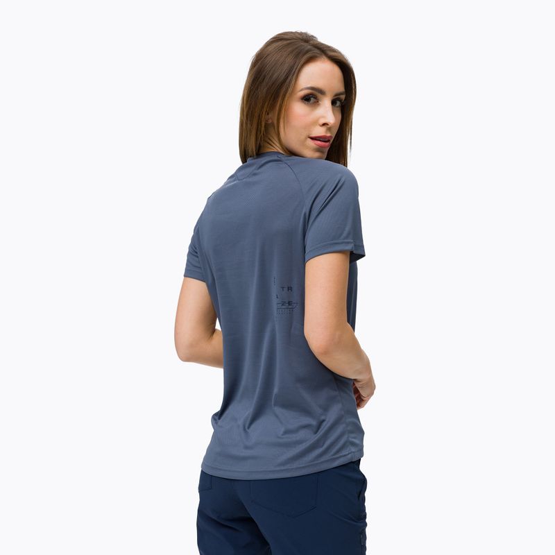 Koszulka rowerowa damska ION Traze storm blue 4