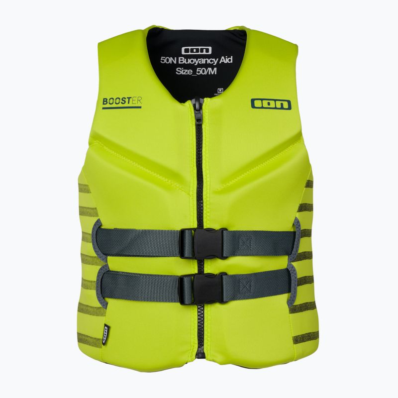 Kamizelka asekuracyjna ION Booster 50N Front Zip lime