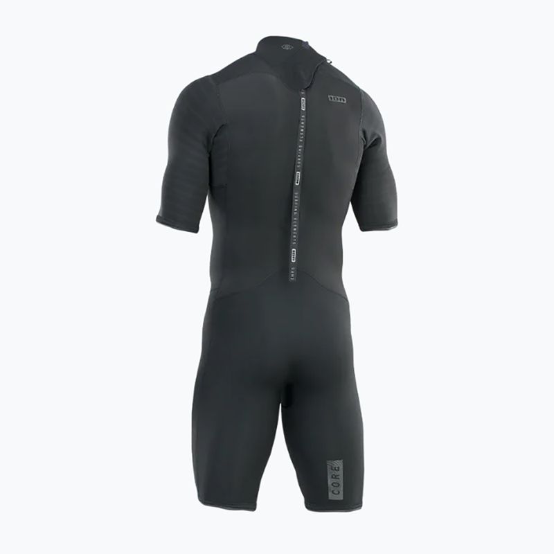 Pianka do pływania męska ION Seek Core 2/2 mm Shorty Back Zip black 3