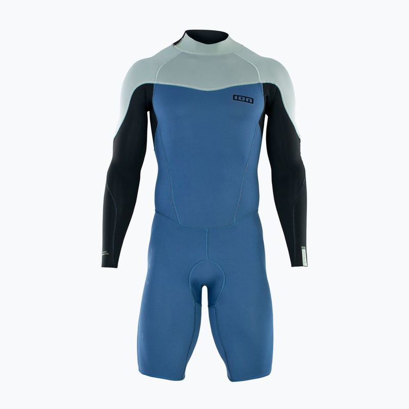 Pianka do pływania męska ION Element 2/2 mm Shorty Back Zip cascade blue