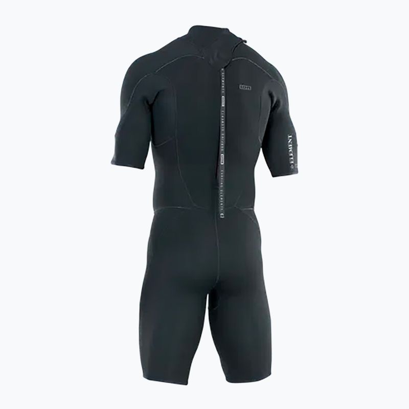 Pianka do pływania męska ION Element 2/2 mm Shorty Back Zip black 2