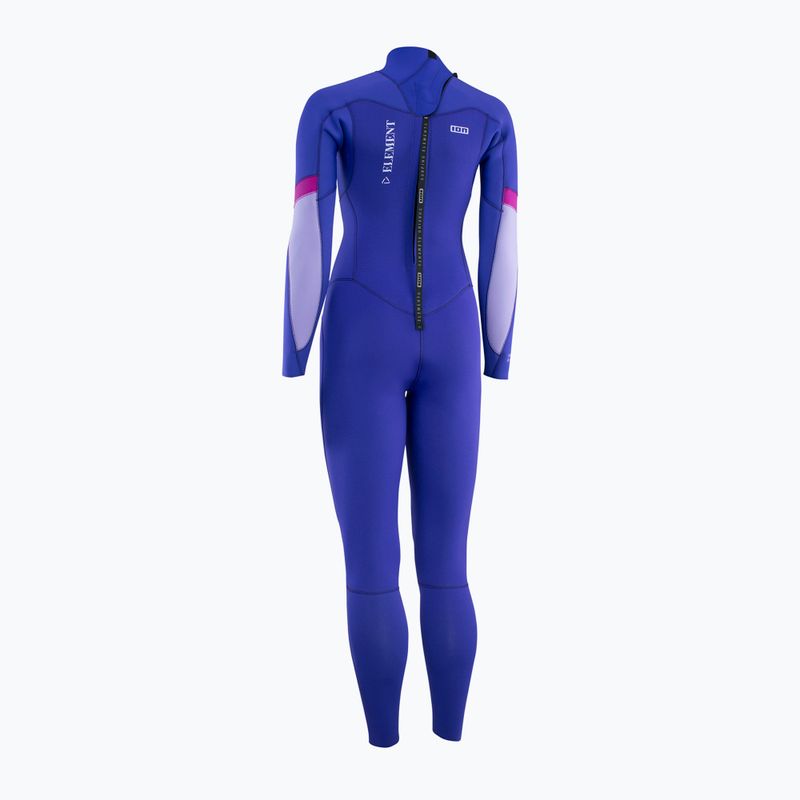 Pianka do pływania damska ION Element 4/3 mm Back Zip concord blue 2