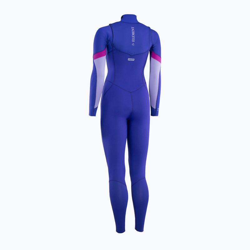 Pianka do pływania damska ION Element 3/2 mm Front Zip concord blue 2