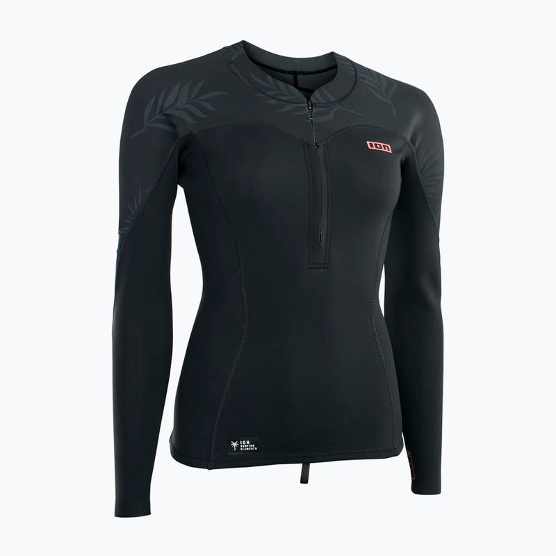 Longsleeve do pływania damski ION Neo Zip Top 1.5 black 2