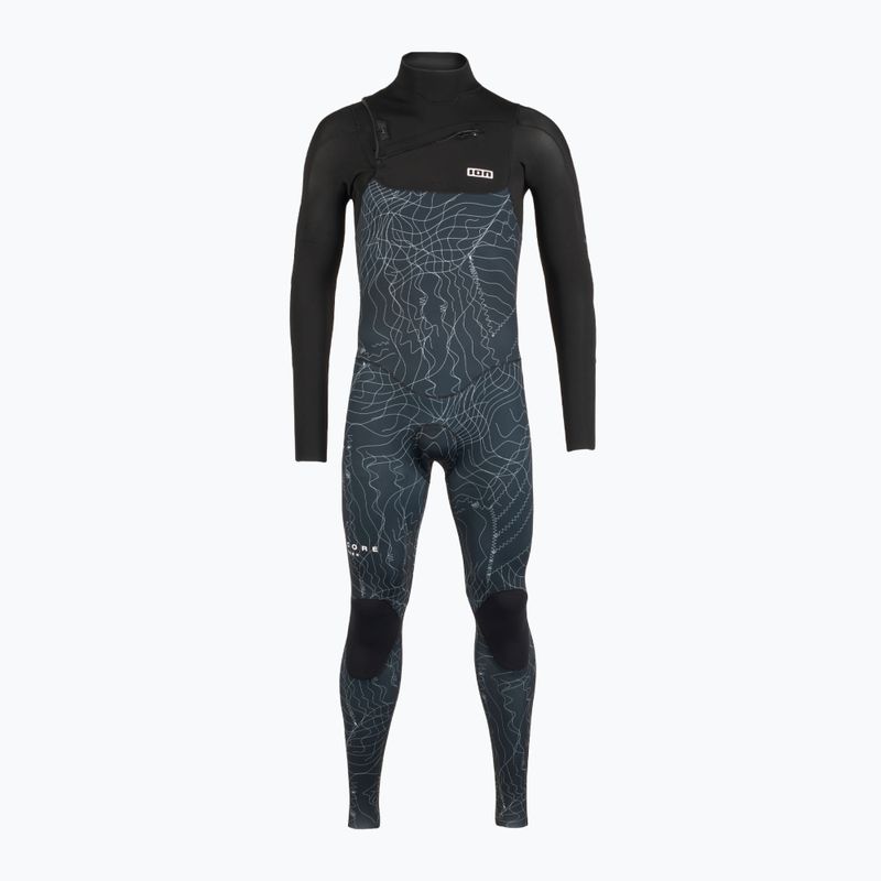 Pianka do pływania męska ION Seek Core 3/2 mm Front Zip distorted black 2