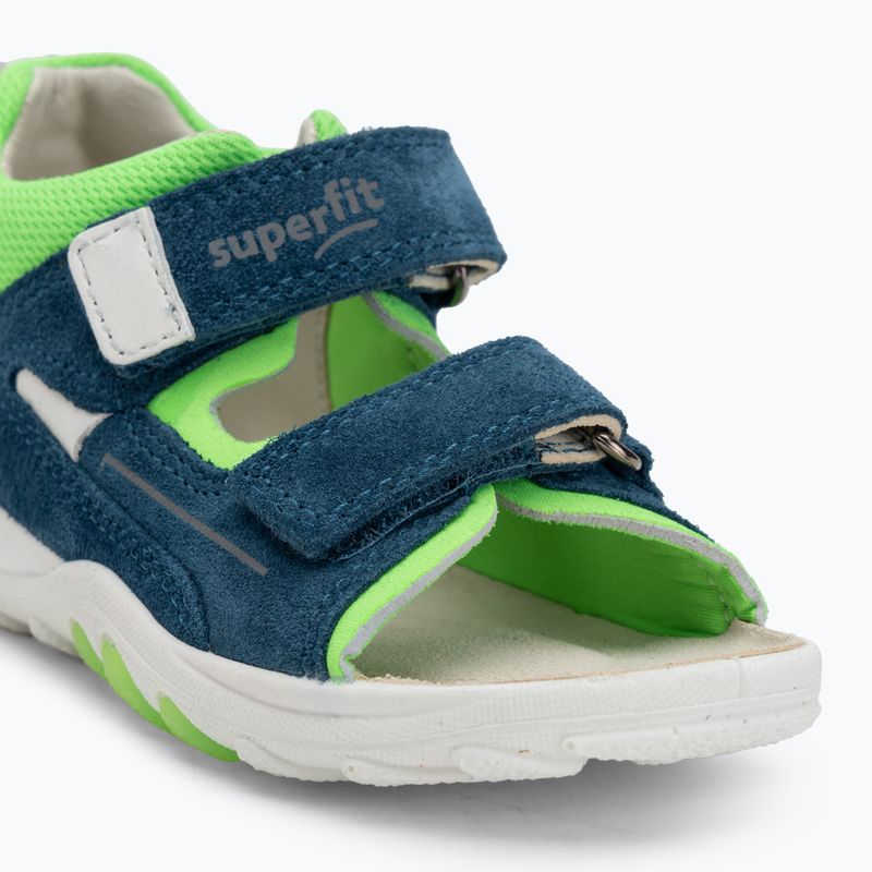 Sandały dziecięce Superfit Flow blue/light green 7