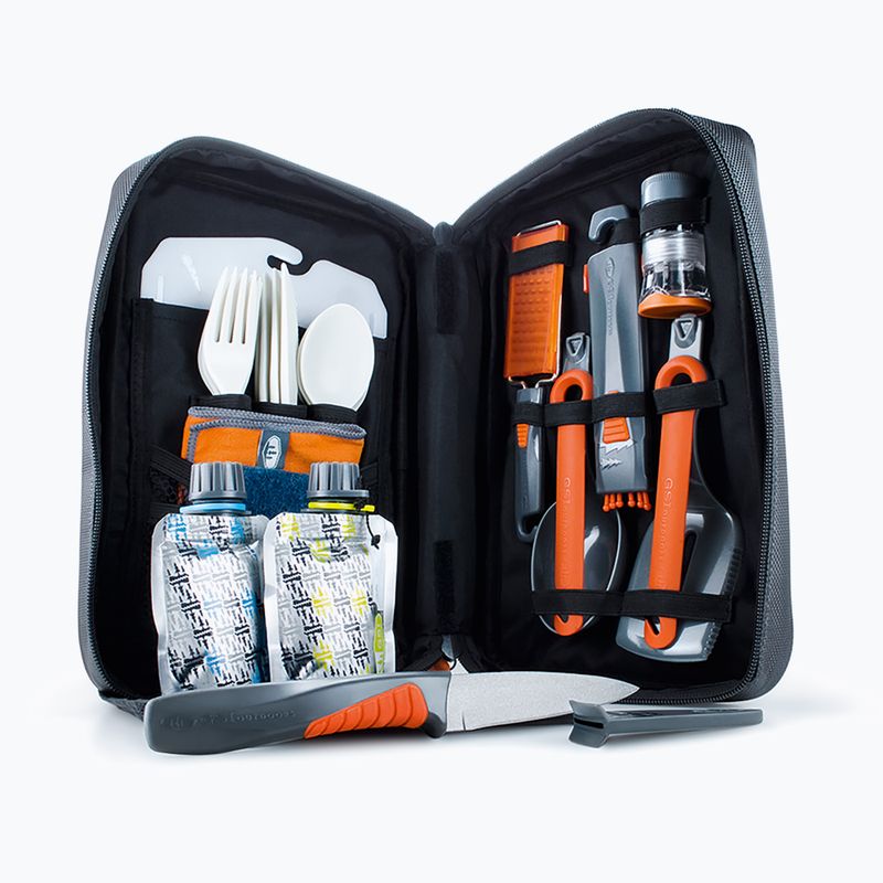 Zestaw turystyczny Gsi Outdoors Destination Kitchen Set 24 black/orange/white