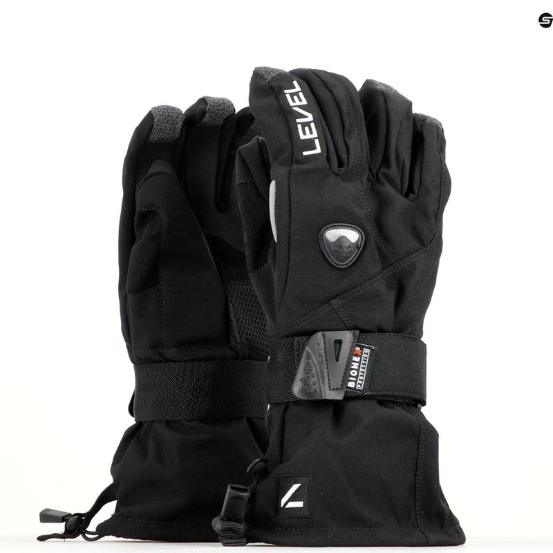Rękawice snowboardowe męskie Level Fly 2021 black 8