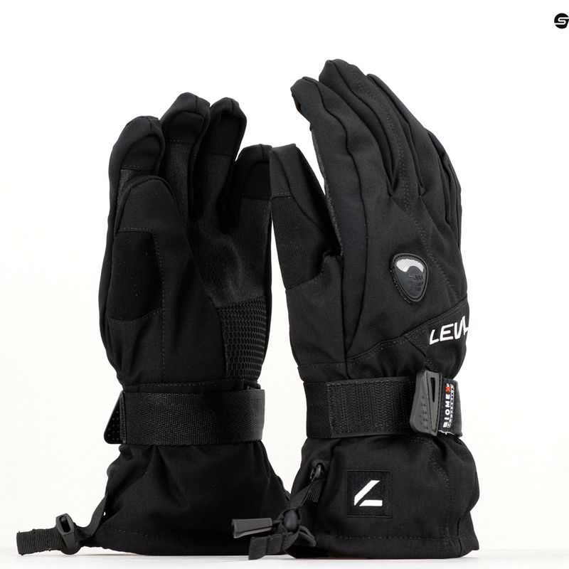 Rękawice snowboardowe dziecięce Level Fly black 9