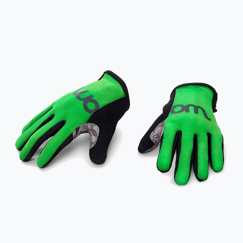 Rękawiczki rowerowe dziecięce woom Tens green 5