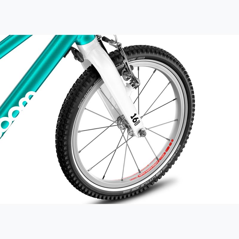 Rower dziecięcy woom GO 3 Automagic metallic turquoise 7