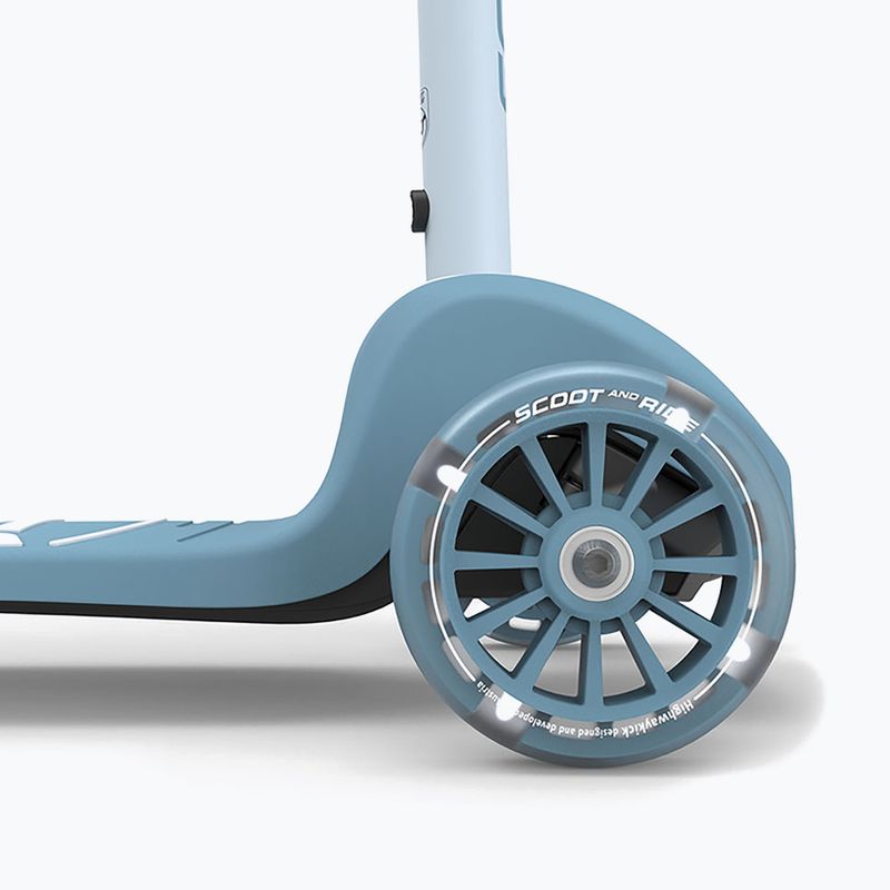 Hulajnoga trójkołowa dziecięca Scoot & Ride Highwaykick 3S 2w1 LED steel 11