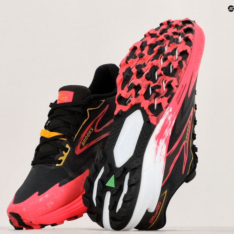 Buty do biegania damskie Brooks Catamount 3 black/diva pink/lemon chrome 12