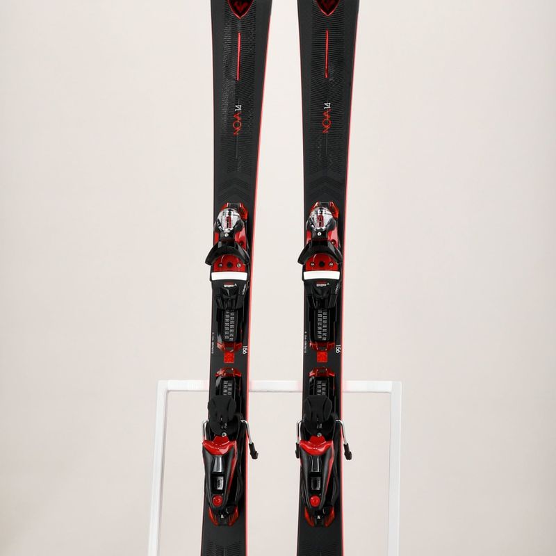 Narty zjazdowe damskie Rossignol Nova 14 K + wiązania NX 12 Konect GW matte black/metallic black 8