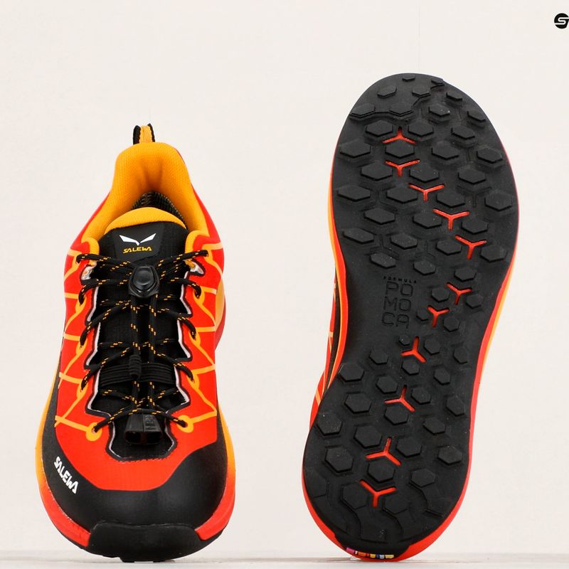 Buty podejściowe dziecięce Salewa Wildfire 2 Ptx red orange/gold 10
