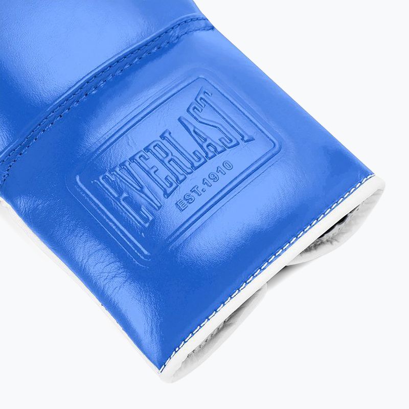 Rękawice bokserskie Everlast Powerlock OG Pro Fight blue/white 4