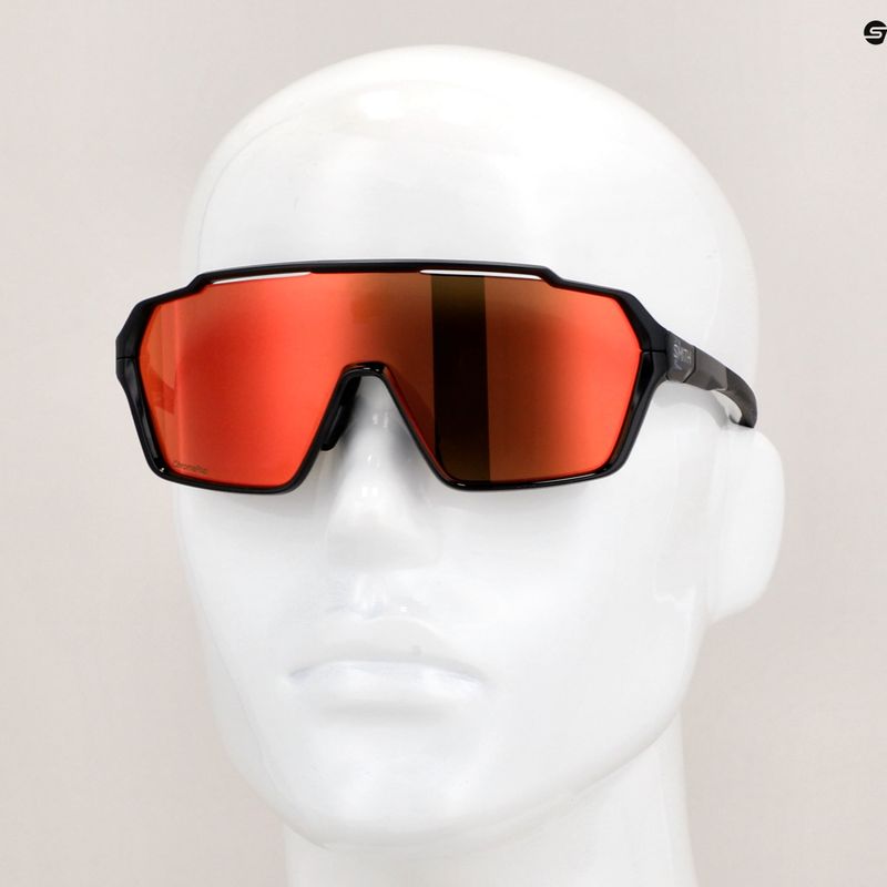 Okulary przeciwsłoneczne Smith Shift MAG black/chromapop red mirror/clear 8