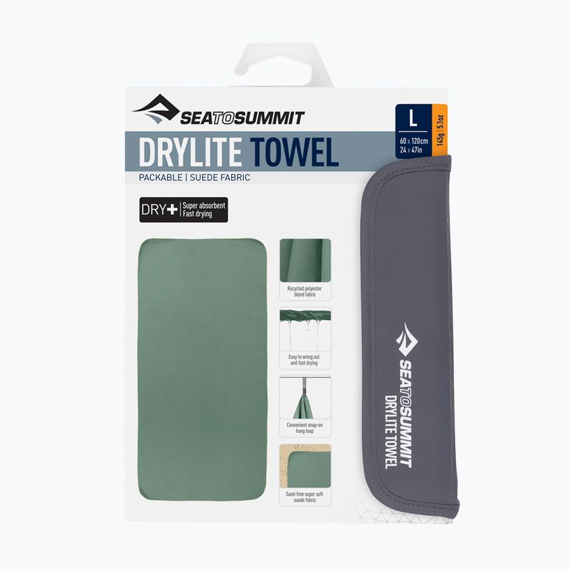 Ręcznik szybkoschnący Sea to Summit Drylite Towel sage 7