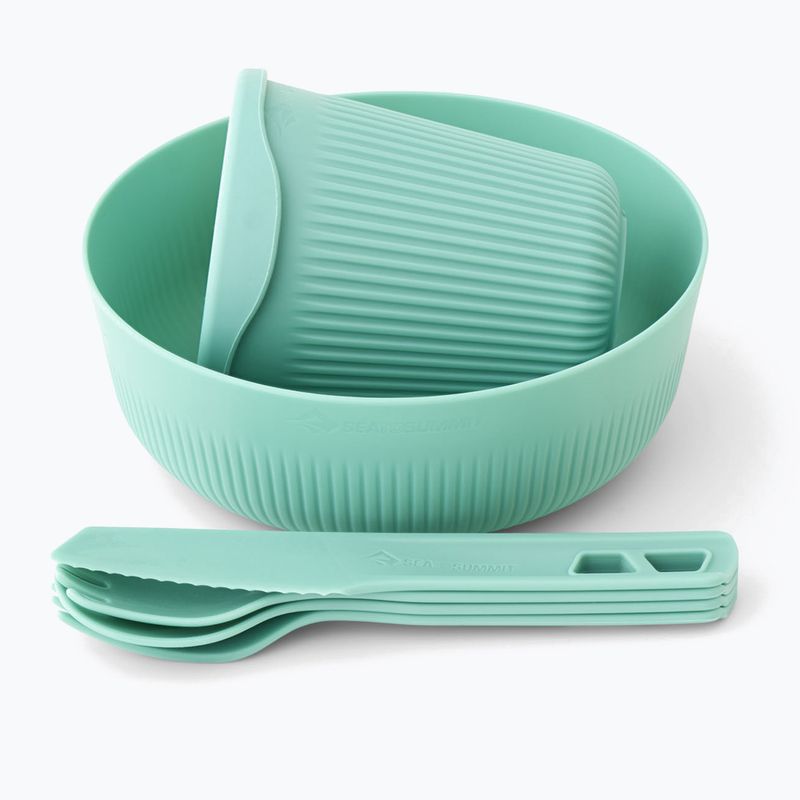Zestaw naczyń turystycznych Sea to Summit Passage Dinnerware aqua sea