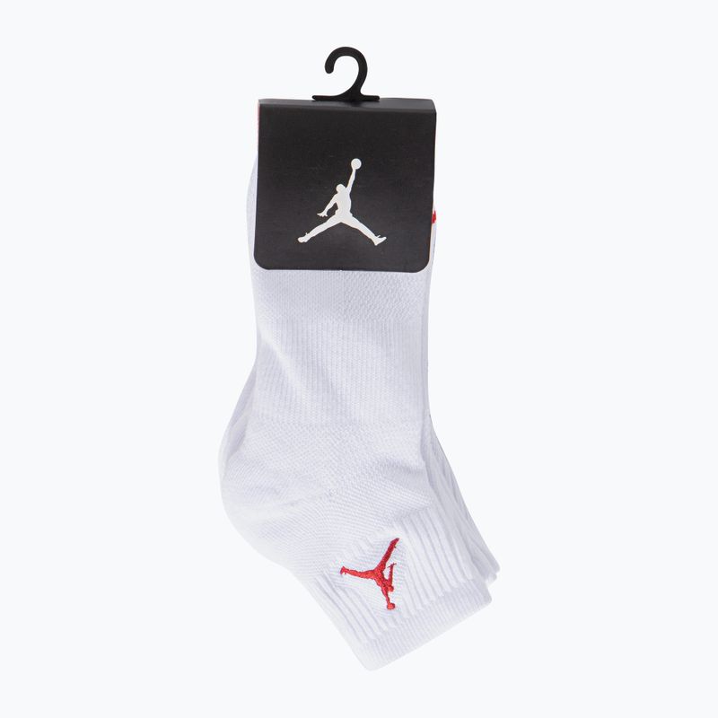 Skarpety dziecięce  Air Jordan Jumpman Quarter 3 pary white 4