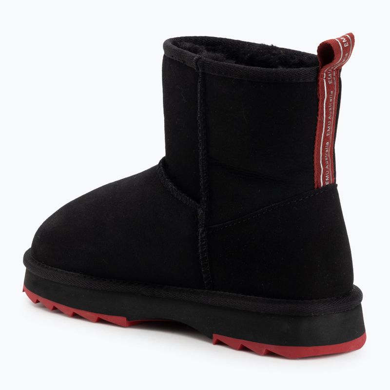 Śniegowce damskie EMU Australia Sharky Mini black/cherry 3
